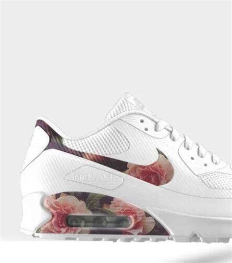 nike weiß mesh blumen